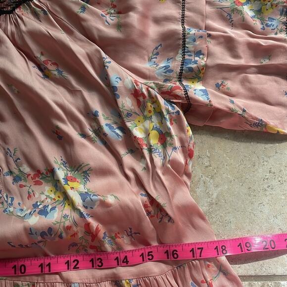 THE GREAT The Sachet Dress Cherry Blossom Floral - Picture 13 of 16